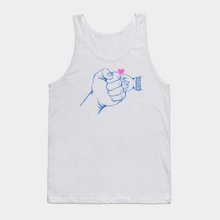 Baby kid with best parent-bff Tank Top